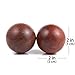 THY COLLECTIBLES Natural Texture Rosewood Chinese Healthy Exercise Massage Baoding Balls