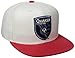 MLS San Jose Earthquakes Men's Jersey Hook Snapback Cap, One Size, Navy/Orange