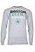 Ultra Game NBA Official Men’s Super Soft Supreme Long Sleeve T-Shirt - Unisex, Boston Celtics, Heather Gray, XX-Large