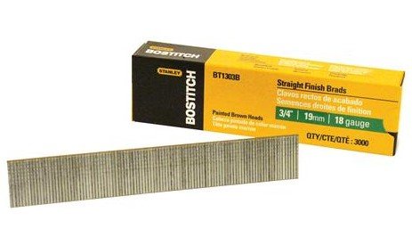 Bostitch BT1303B 3/4" 18-Gauge Brad Nails - 3000 per Package