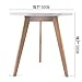 STNDRD. Bamboo End Tables - Living Room Set of 2, Small Bedside Nightstand or Side Table (20