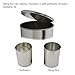 BangRui Smooth Soft Edge Electric Can Opener with One-Button Start and One-Button Manual Stop (Red)