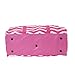 World Traveler Pink Chevron Gym Duffle Bag 21-inch