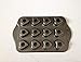 12 Cups Mini Non-stick Baking Pan Cheesecake Pan,Heart Shape Cake Pan