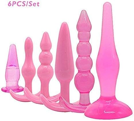 6 Pcs Análés Plug Silicon Análl Beads 6 Different Sizes Beginners Kit for Men Women