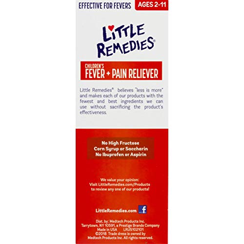 Little Remedies  Children's Fever & Pain Reliever | Grape  | 4 FL OZ | 2 Pack - Thumbnail 5