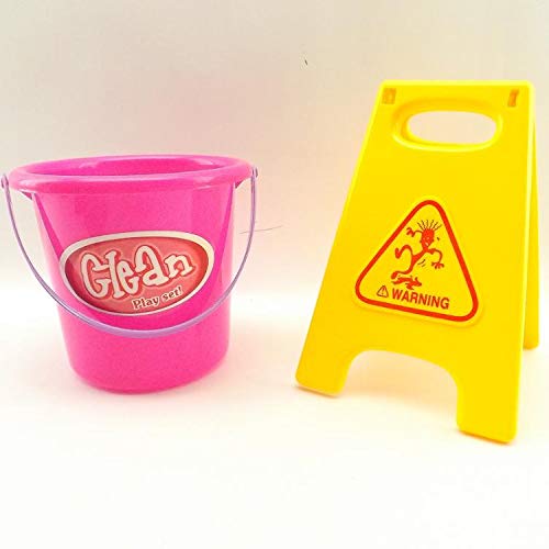 MeeYum Kids Pretend Play Housekeeping Help Cleanup Floor Toy Set Includes Mop, Bucket and Accessories