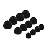 ALXCD Ear Tips for Samsung U Flex in-Ear Flexible Headphone, S/M/L 3 Sizes 6 Pairs Replacement Soft Silicone Earbud Tips, Fit for U Flex Wireless Headphone Samsung U Flex [6 Pair](Black)