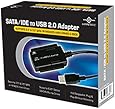 Vantec CB-ISATAU2 SATA/IDE to USB 2.0 Adapter Supports 2.5-Inch, 3.5-Inch, 5.25-Inch Hard Disk Drives (Black)