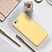 kwmobile Case Compatible with Apple iPhone 6 / 6S Case - TPU Silicone Phone Cover with Soft Finish - Yellow Matte