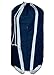 The Fine Living Co. Printed 115L Laundry Bag Adjustable Shoulder Straps & Drawstring,Heavy Duty Laundry Backpack Side Zipper, Space Saving Tall Laundry Bag, Foldable Laundry Hamper (Navy Blue)