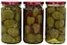 Miss Leone's Stuffed Queen Olives, Habenero, Fire in the Pit, Jalapeno, 12-Ounce Jars (Pack of 3)
