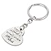 AIEX Teacher Appreciation Gifts Key Chain Heart Shaped Key Ring Set Message Keychain Halloween Thanksgiving Christmas for Women Men(3 PCS)