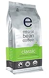 Ethical Bean Coffee Classic: Single Origin Medium Roast Whole Bean Coffee - USDA Certified Organic Coffee, Fair Trade Certified - 12 ounce bag