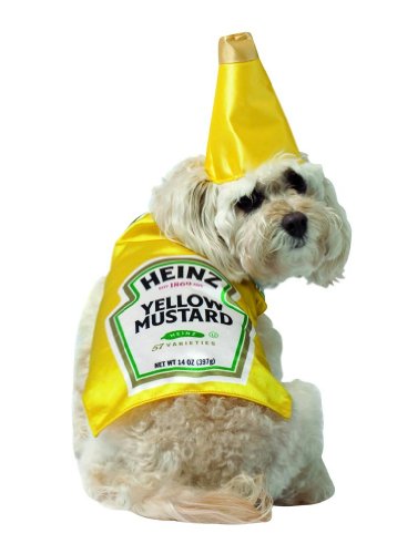 Heinz Mustard Pet Costume Size X-Large