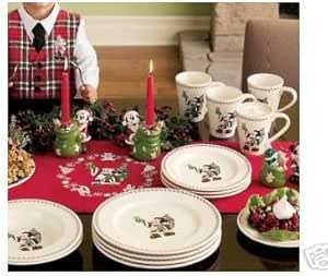 disney holiday plates