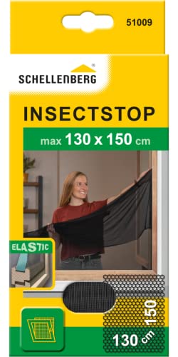 Schellenberg 51009 130 x 150 cm Anthracite Elastic Insect Screen