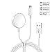 iPhone Charger Compatible with iWatch Charger, 2 in 1 Portable Wireless Watch Charger Apply for iWatch Charging Cable for iWatch Series 5/4/3/2/1 & iPhone 11/XR/XS/MAX/X & iPad Mini 5/4/3/2/1