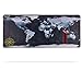 Mornitz NM1 World Map Mousepad Large Gaming Mouse Pad Large Mouse Pad, Extended Mouse Pad with Stitched Edges, Mouse Pad for Computers, XXL Mousepad Anti-Fray Cloth Gaming Mousepad, Map Desk Mat