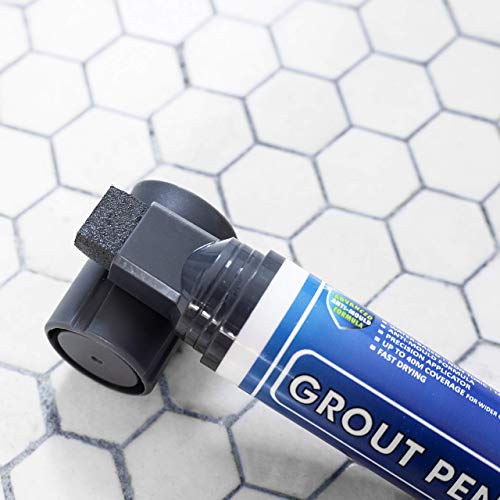 Grout Pen Dark Grey Tile Paint Marker Waterproof Grout Paint, Tile