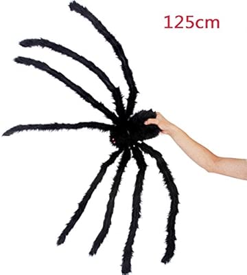 Unicoco Giant Black Spider Decorations 59 Inch 150cm Halloween