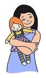 Livro Jussara a Menina Magrinha: Brincando com a boneca