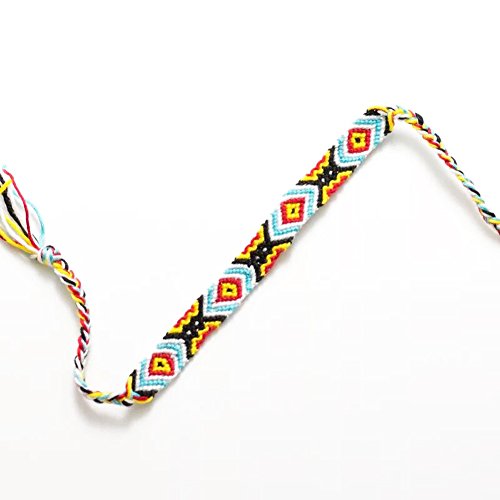 Rimobul Nepal Woven Friendship Bracelets - 12 pack