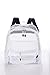 Clear Mesh Backpack For Kids Men & Women By Bravo - Large School & Travel Bag - Stylish Transparent See Through Design - Comfortable Padded Shoulder Straps - Utility Pocket & Bottle Holders (White)