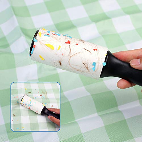 Lint Roller Pet Hair Remover Extra Sticky Tape Rollers with Cover for Clothes, Dog and Cat 8