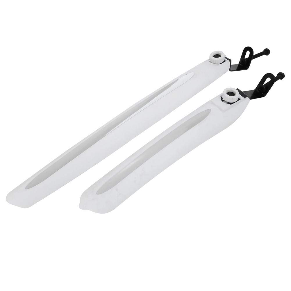 Mudguard Fenders Set Bike Front Mudguard and Rear for Mountain Road Bicycle Cycling Mud Guards (White)