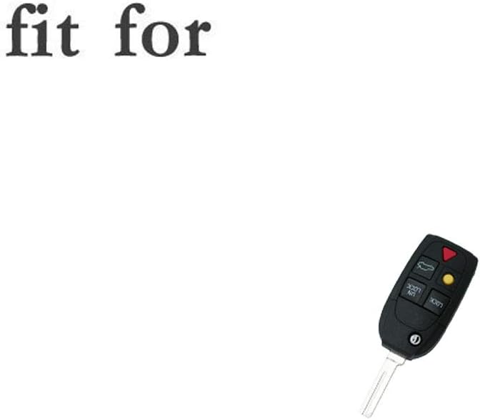BROVACS Silicone Cover Protector Case Holder Skin Jacket Compatible with VOLVO 5 Button Flip Remote Key Fob CV4781 Grey - Image 4