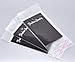 100 pcs Jewelry Earring Display Cards with Self Adhesive Bags (Black)