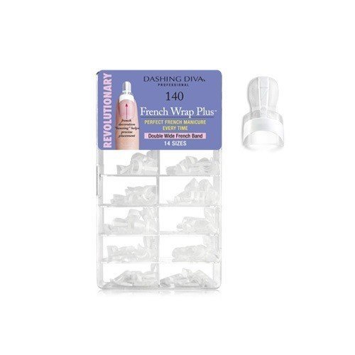 Dashing Diva French Wrap Plus Thin - 140 White by Dashing Diva