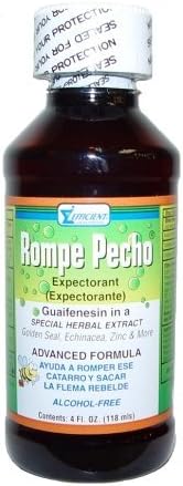 Rompe Pecho Cough Syrup 4 Ounce ( ) by Rompe Pecho
