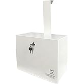 CC LOT Specimen Lock Box Heavy-Duty Metal Over &amp; Under The Door Specimen Drop Box