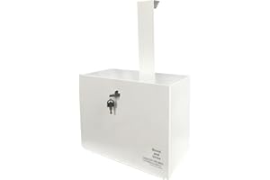 CC LOT Specimen Lock Box Heavy-Duty Metal Over & Under The Door Specimen Drop Box