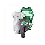 Carter's Baby Boys' 3 Piece Take Me Away Set (Baby) - Turtle - 6M