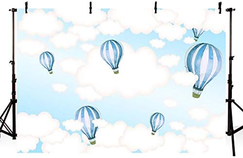 Mehofoto Hot Air Balloon Photo Studio Backdrop Props Kids Birthday