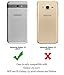 Galaxy J3 Emerge, Galaxy J3 2017, J3 Prime, J3 Mission, J3 Eclipse, Express Prime 2, Amp Prime 2, Sol 2, Luna Pro, JATEN Hybrid Cover with TPU Case + Tempered Glass (Black/Black)