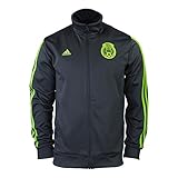 Adidas Mexico Track Jacket Size Large (Charcoal Grey/Green)