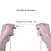 BUSOHE Cat6 Ethernet Cable 50 FT White, Cat-6 Flat RJ45 Computer Internet LAN Network Ethernet Patch Cable Cord - 50 Feet