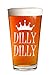 Product Name: Dilly Dilly - Engraved Beer Glass - 16oz Clear Pint Glass - Great for a Bud - Light Humor - Funny Gifts for Men and Women by Sandblast Creations