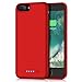 Battery case for iPhone 8 plus/7 plus 8500mAh, HETP Rechargeable Extended Battery Cover for Apple iPhone 8 plus 7 plus Portable Charging Case Backup Power Case (5.5 inch) -Red