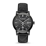 Burberry Watch Swiss Made Black Leather BU9906