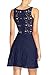 Nemidor Women's Sleeveless Fit and Flare Full Lace Cocktail Dress