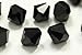100pcs Adabele Austrian 4mm (0.16 Inch) Small Faceted Loose Bicone Crystal Beads Jet Black Compatible with Swarovski Crystals 5301/5328 SSB423