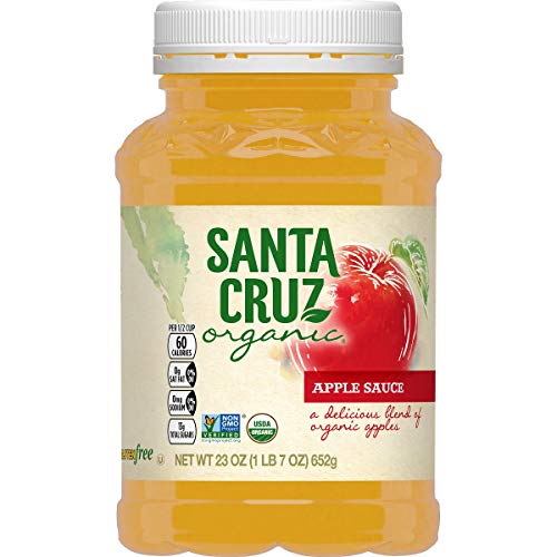 Santa Cruz Organic Apple Sauce, 23 Ounces (Pack of 12)