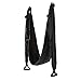 CO-Z Aerial Yoga Swing Sling Strong Yoga Hammock Kit Set Trapeze Inversion Exercises Include Ceiling Mounting Kit and 2 Extensions Straps (Black Aerial Yoga)