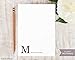 CORNER MONOGRAM NOTEPAD - Personalized Stationery / Stationary Note Pad