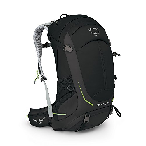 Osprey Stratos Backpack. Osprey Packs Stratos 34 Backpack, Black, M/l